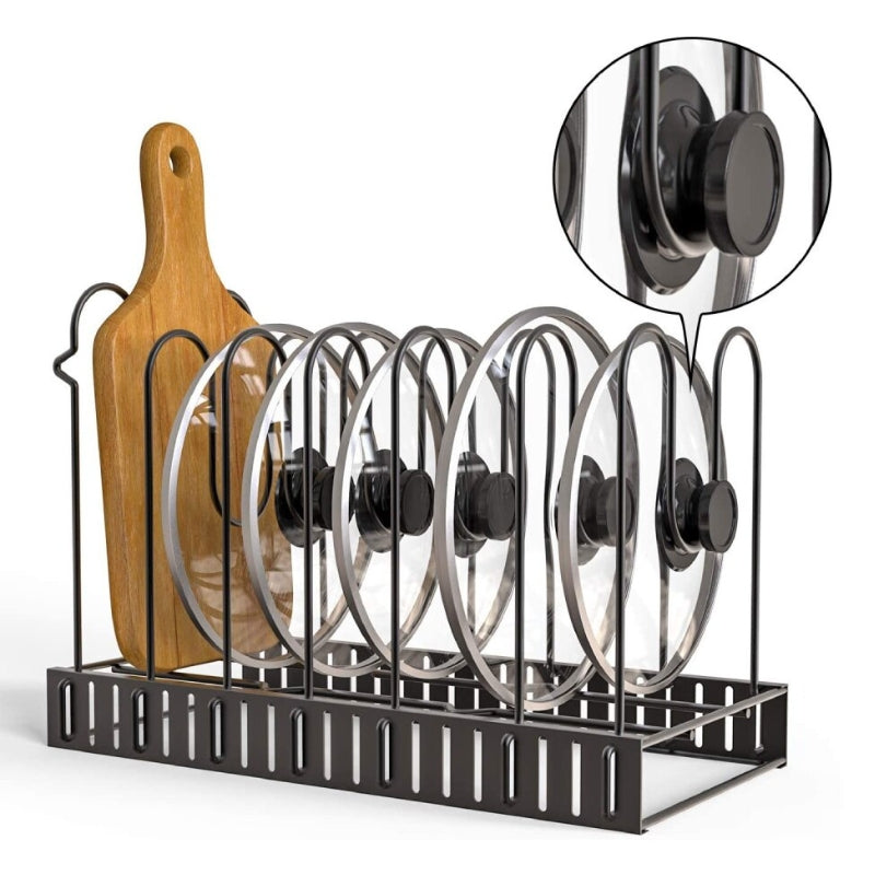 BowLift | SpaceFlex Adjustable Pan Holder & Lid Holder | Organization & Flexibility in the Kitchen
