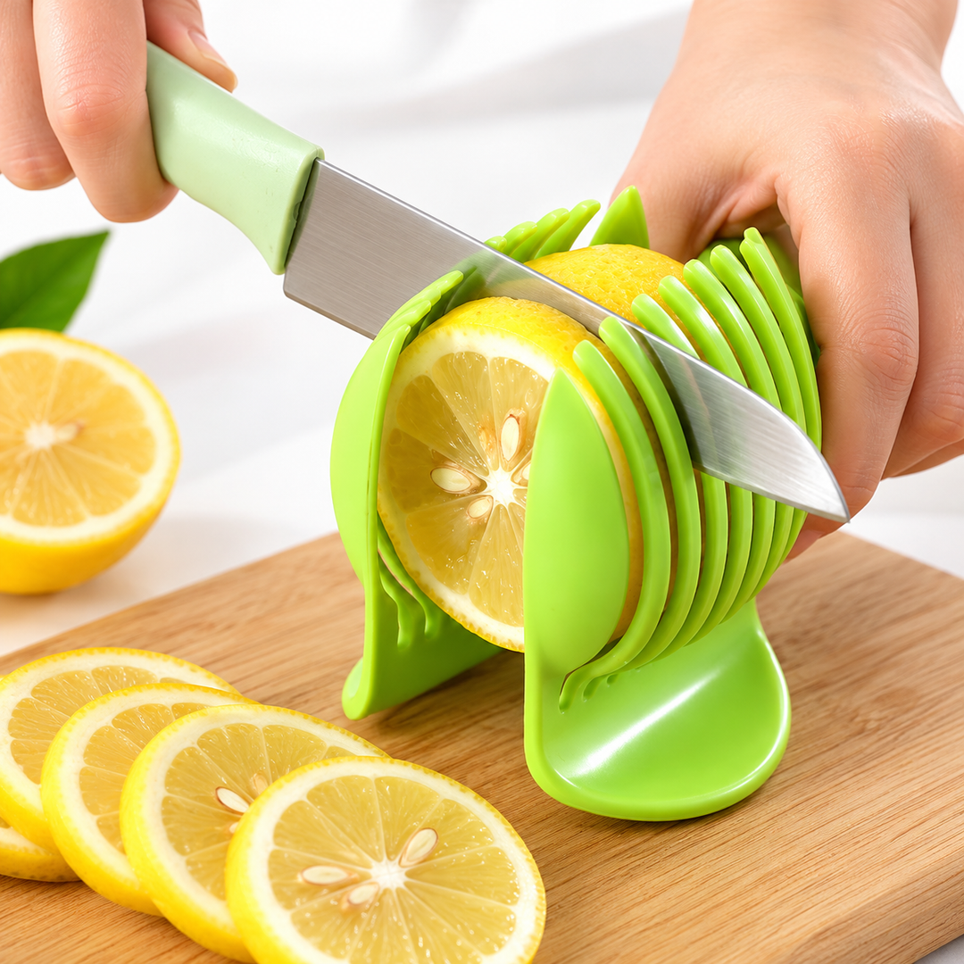 Multi-purpose Slotted Serving Tongs with Built-in Slicer Bowlift