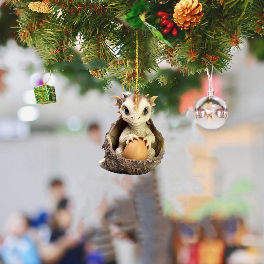 BowLift | Creative Dragon Egg Treasure Acrylic Automobile Hanging Ornament Christmas Decorations