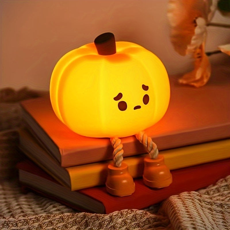 BowLift | LED night light in the shape of a pumpkin, charged via USB