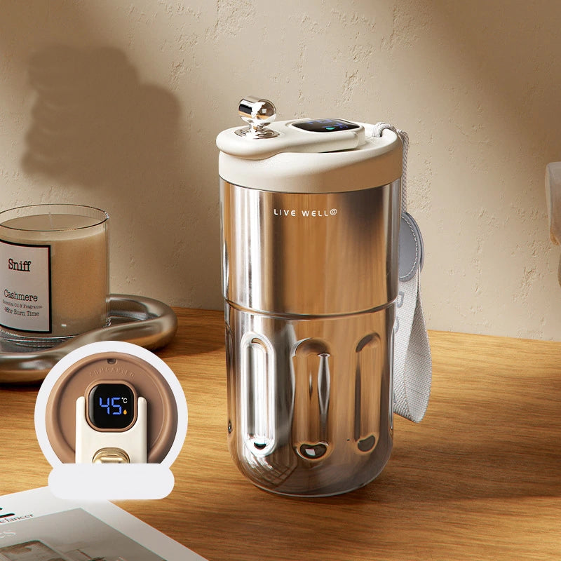 BowLift | Portable Smart Stainless Steel Coffee Cup