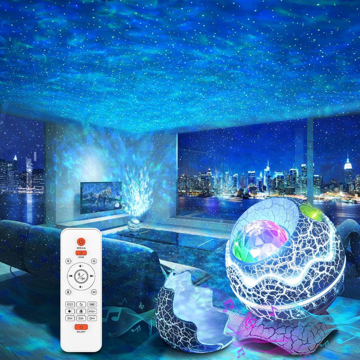 BowLift | 4 In 1 Star and Galaxy Projector with Bluetooth Speaker