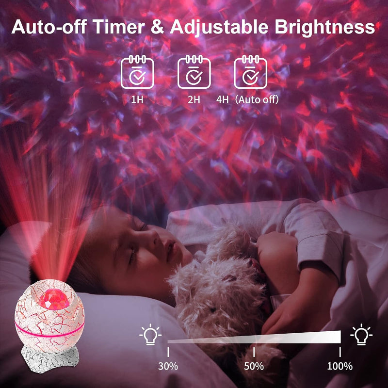 BowLift | 4 In 1 Star and Galaxy Projector with Bluetooth Speaker