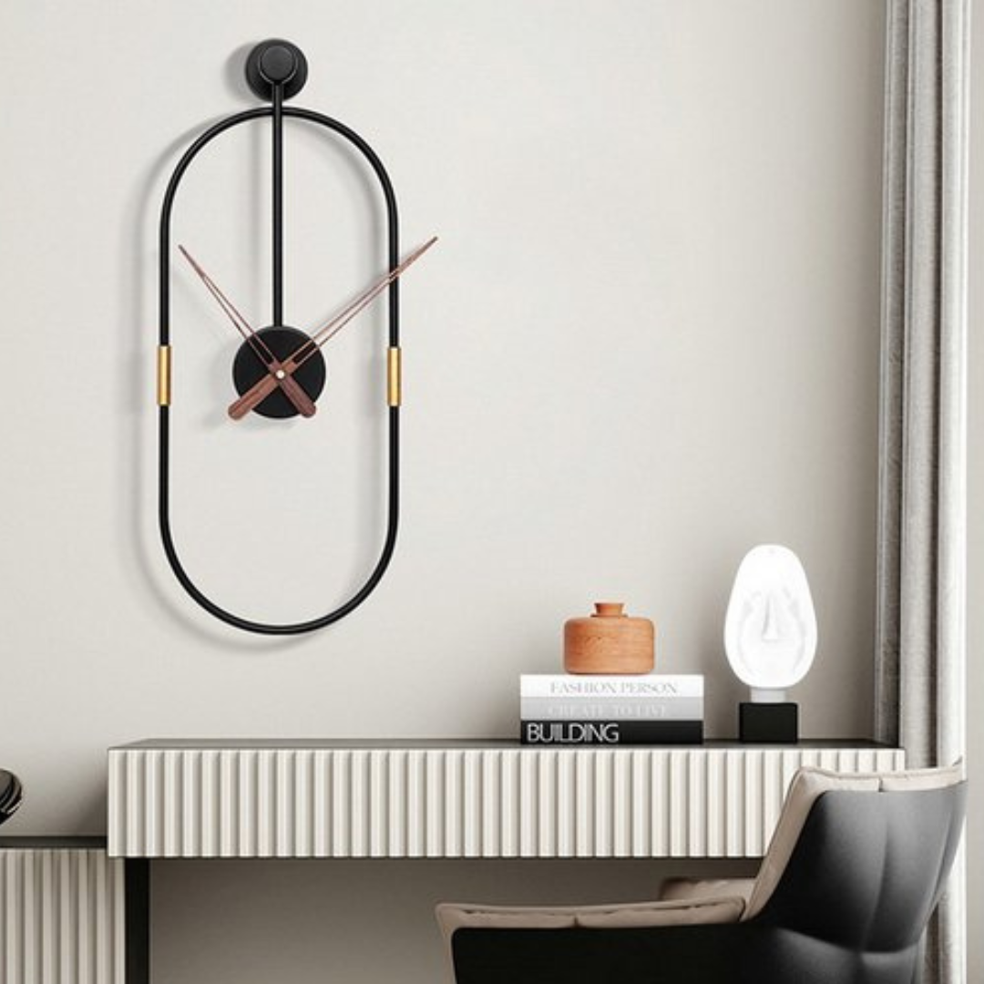 BowLift | Large Wall Clock Quintessence of Minimalism