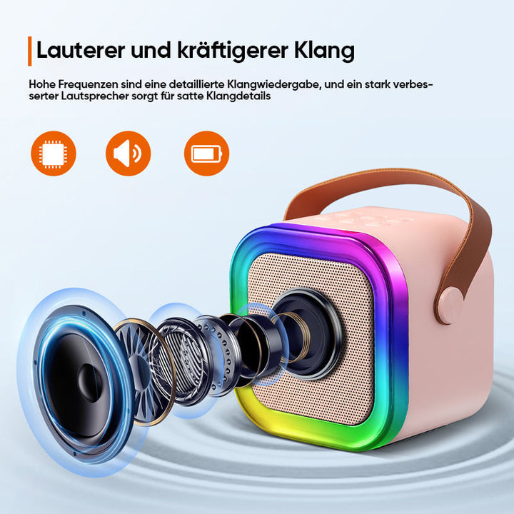 BowLift | Mini Karaoke machine for children with wireless microphones