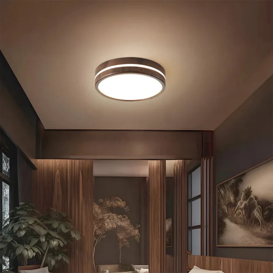 BowLift | Stylish Wooden LED Ceiling Lamp