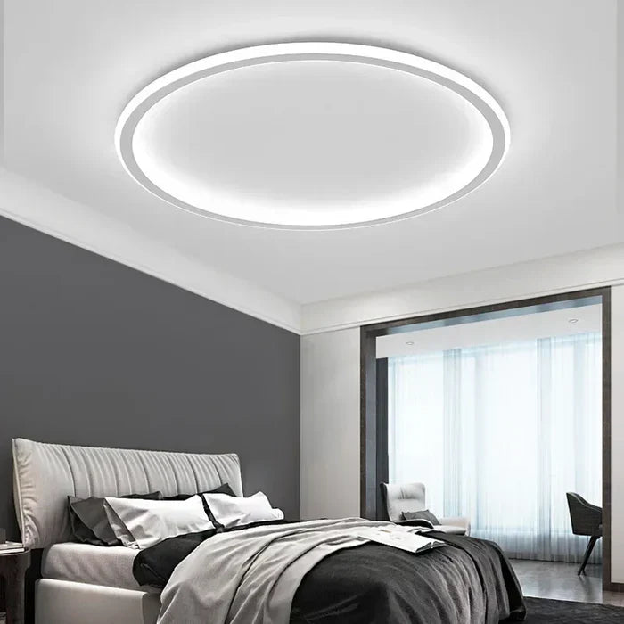 Scandinavian Round Ceiling Lamp - AuroraSphere | Bowlift