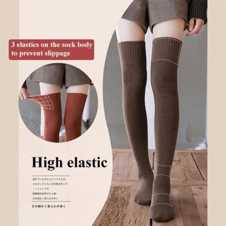 BowLift | Plush mid-high stockings