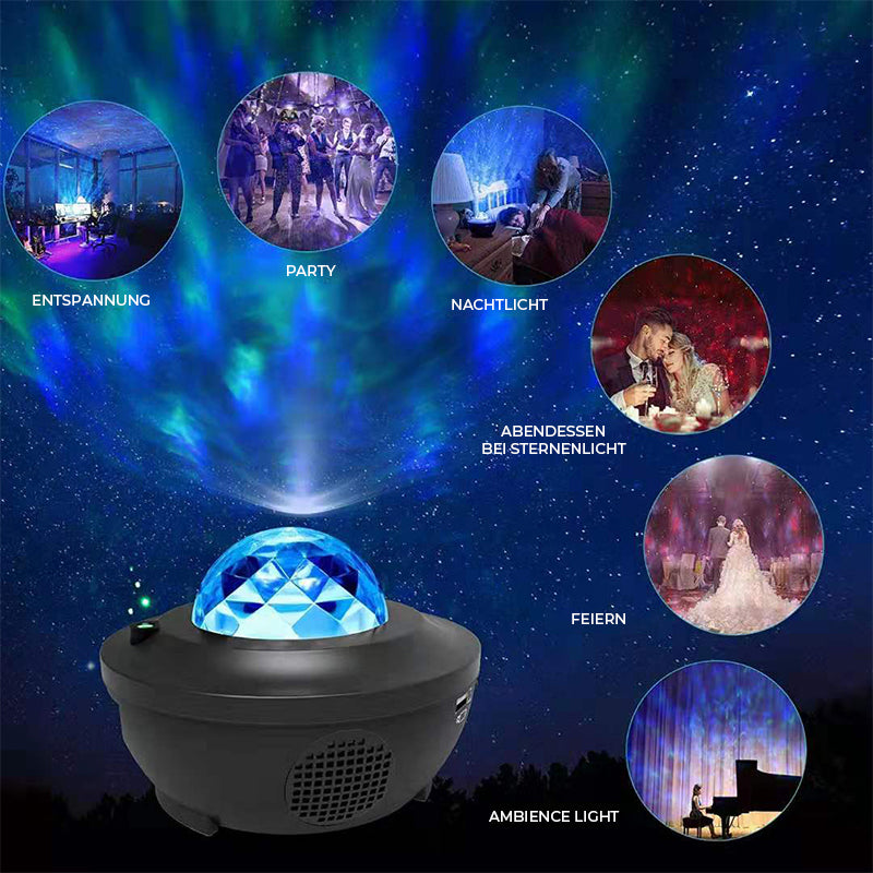 USB-Bluetooth-Music Star Projection Light | Bowlift