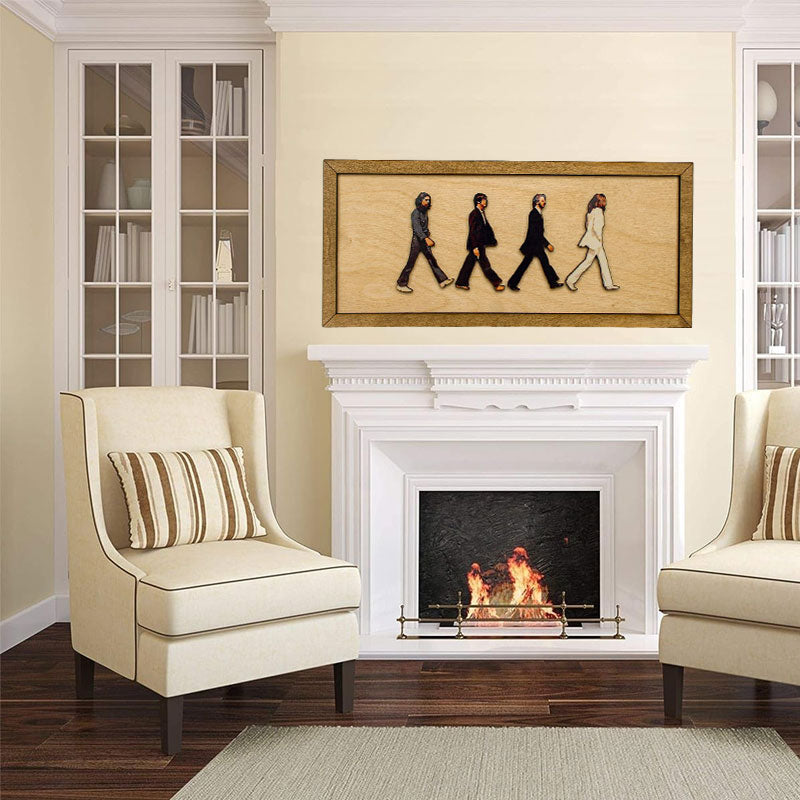 BowLift | The Beatles framed Abbey Road portrait