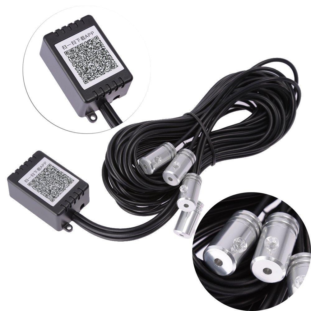 BowLift | 5 in 1 6.2M RGB LED Light Sound Active Car Interior Light