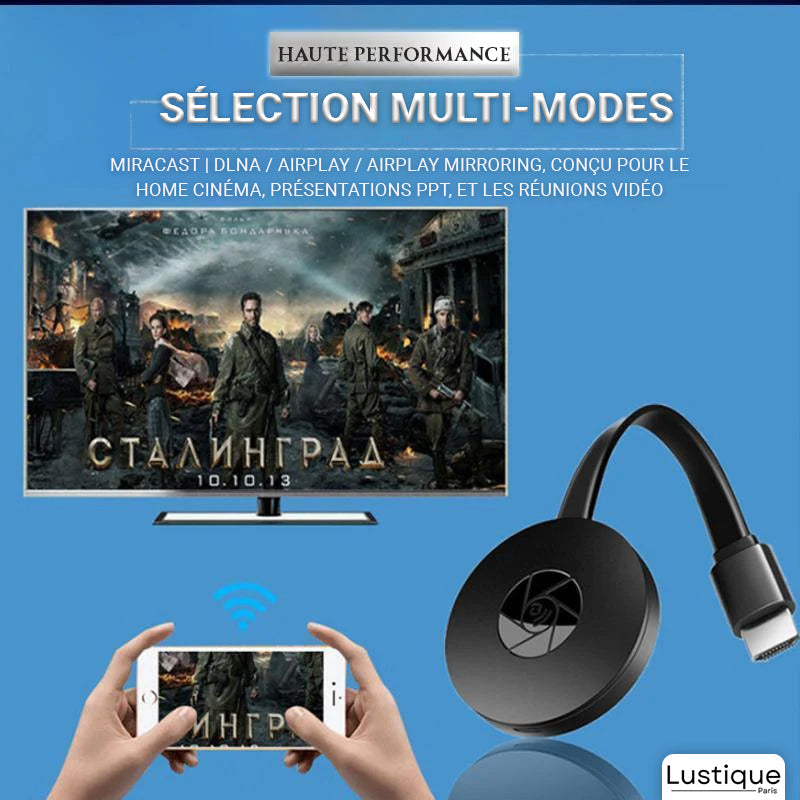 BowLift | Wireless HDMI Display Adapter | MediaLink 1080P WiFi Screen Mirroring for Android, iOS, Windows & Mac