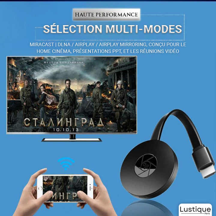 BowLift | Wireless HDMI Display Adapter | MediaLink 1080P WiFi Screen Mirroring for Android, iOS, Windows & Mac