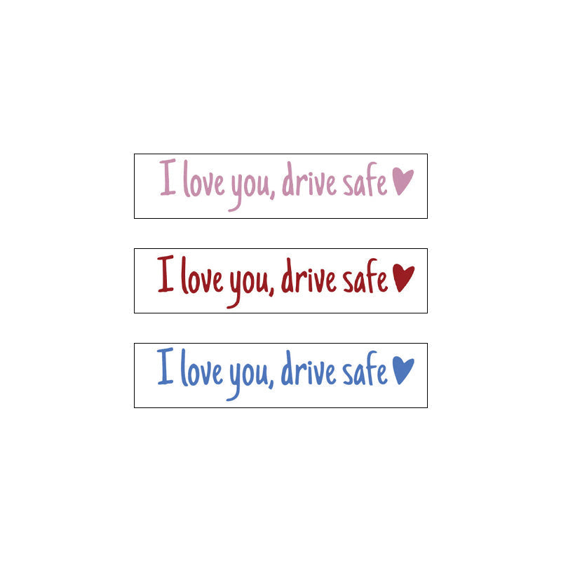 BowLift | I Love You Driving Safe Mirror Sticker