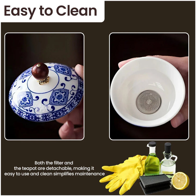 BowLift | Gongfu Tea Set made of porcelain - Timeless elegance, perfect tea