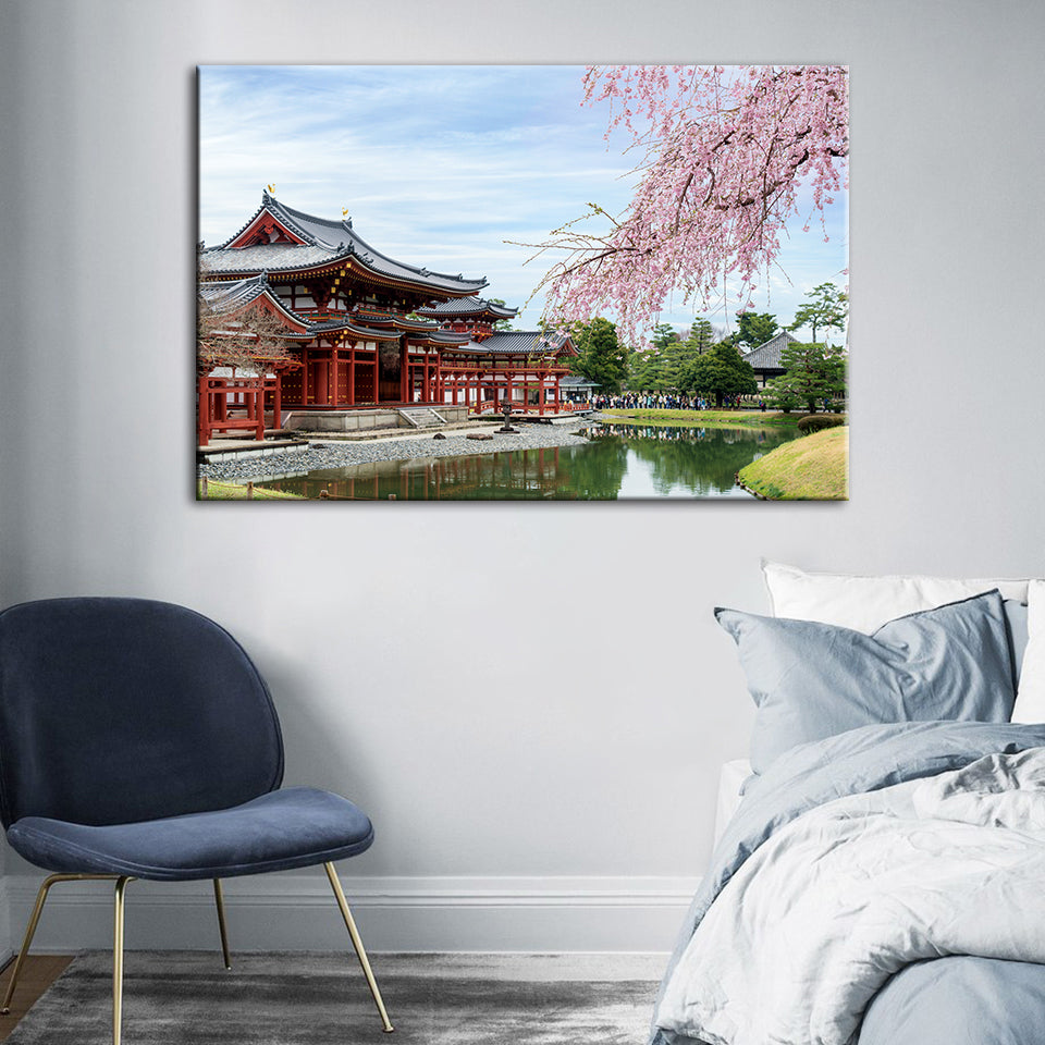 Gorgeous Cherry Blossom - Canvas Wall Art Painting | Bowlift