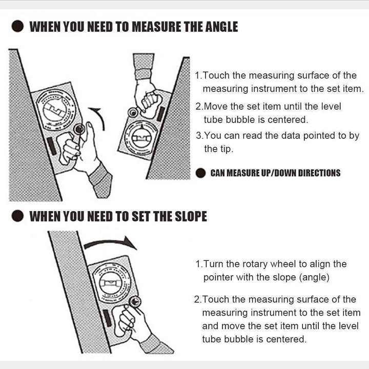 BowLift | Inclination Horizontal Vertical Angle Bevel Angle Meter Inclination Meter
