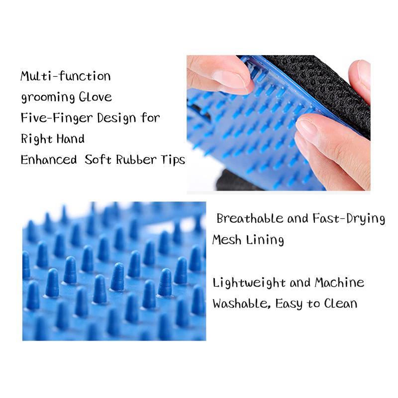 BowLift | Pet Soft Silicone Brush Grooming Glove