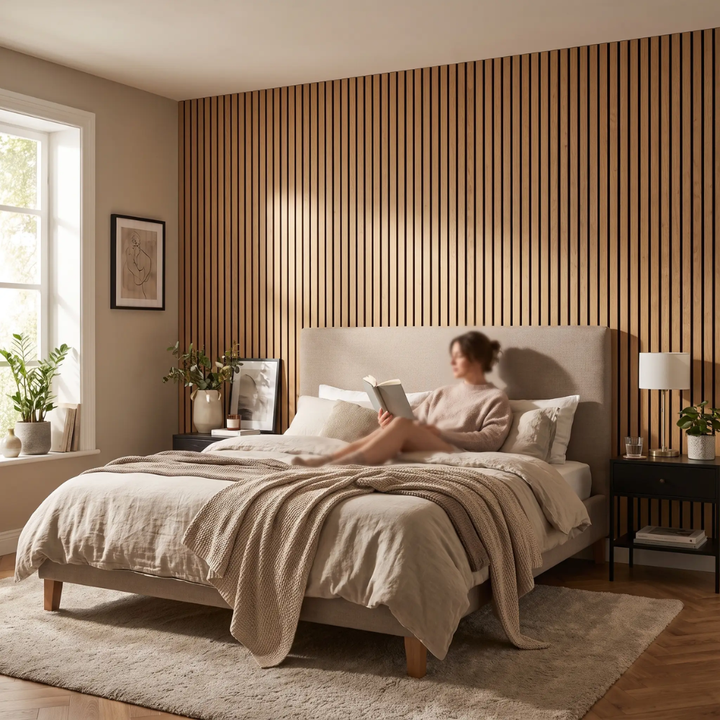 BowLift | WoodLook Wall Panels – Self-Adhesive 3D PVC Wall Covering for Quick Living Effect