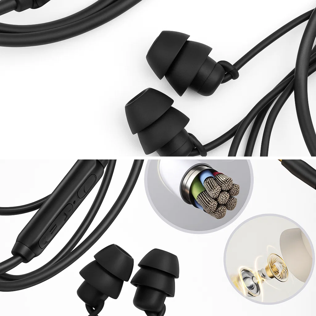 Noise-Cancelling – Ergonomic Silicone – For Side Sleepers – Blocks Snoring & Traffic – All-Night Comfort Bowlift