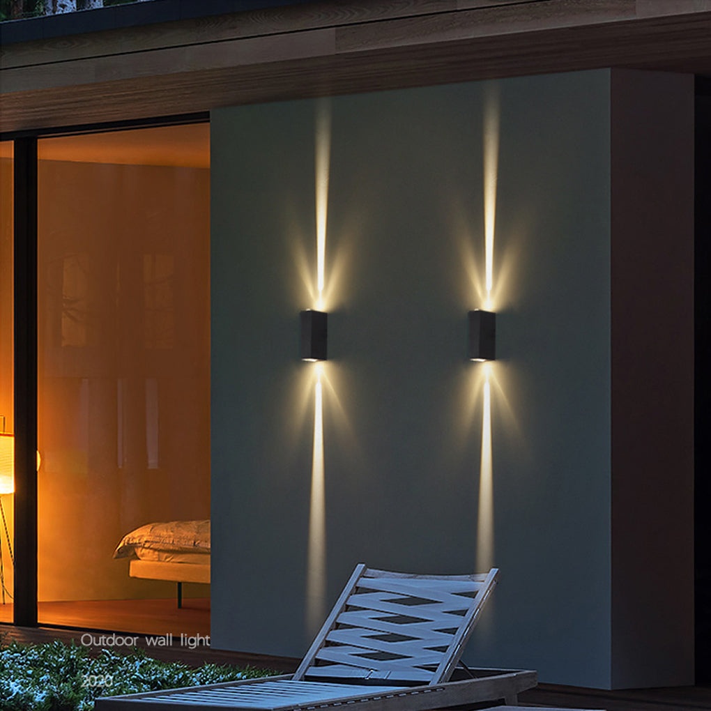Waterproof Multifunctional Up Down Lighting Spotlight Outdoor Wall Lamps | Bowlift