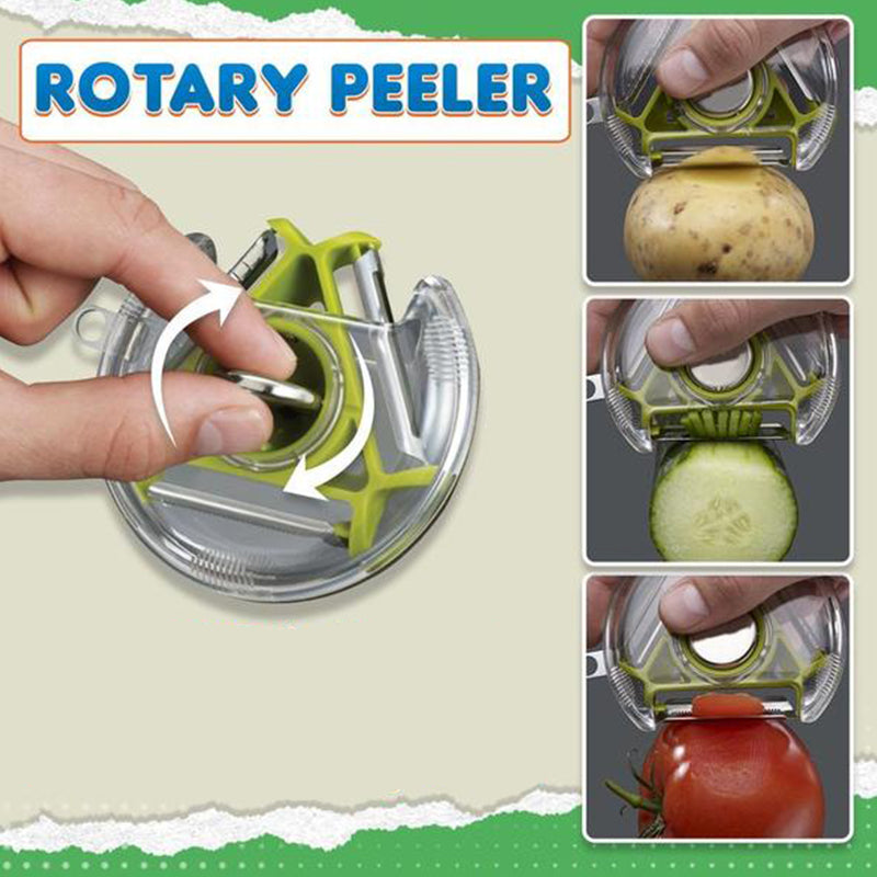 3 in 1 Stainless Steel Peeler | Bowlift