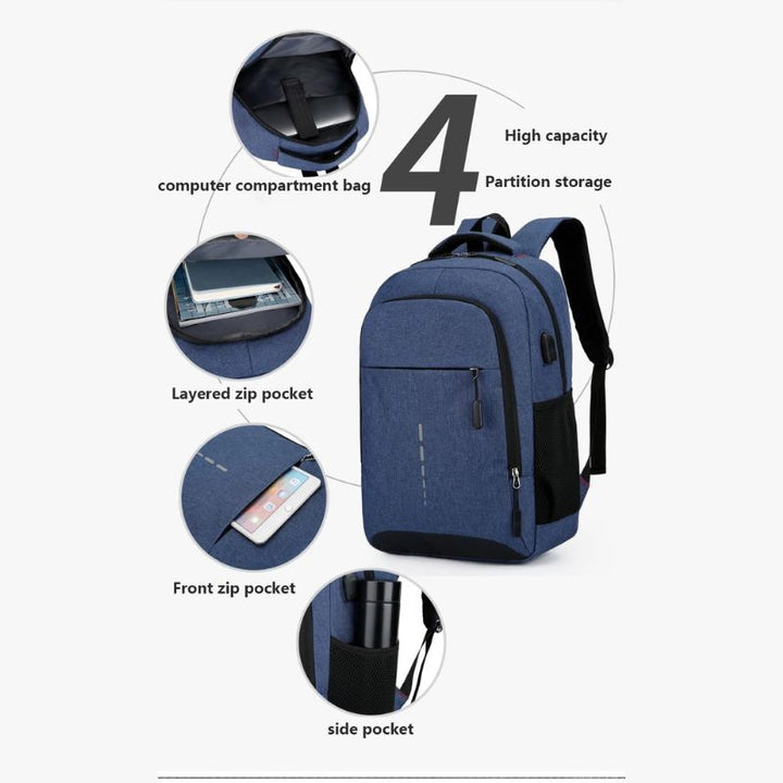 BowLift | RAYMOND | Men's Waterproof Backpack Ultra-light Rear Pocket