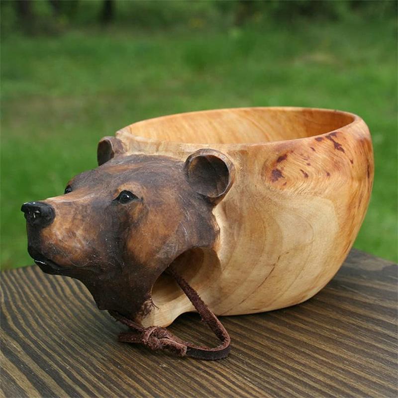 BowLift | Hand-carved wooden cup