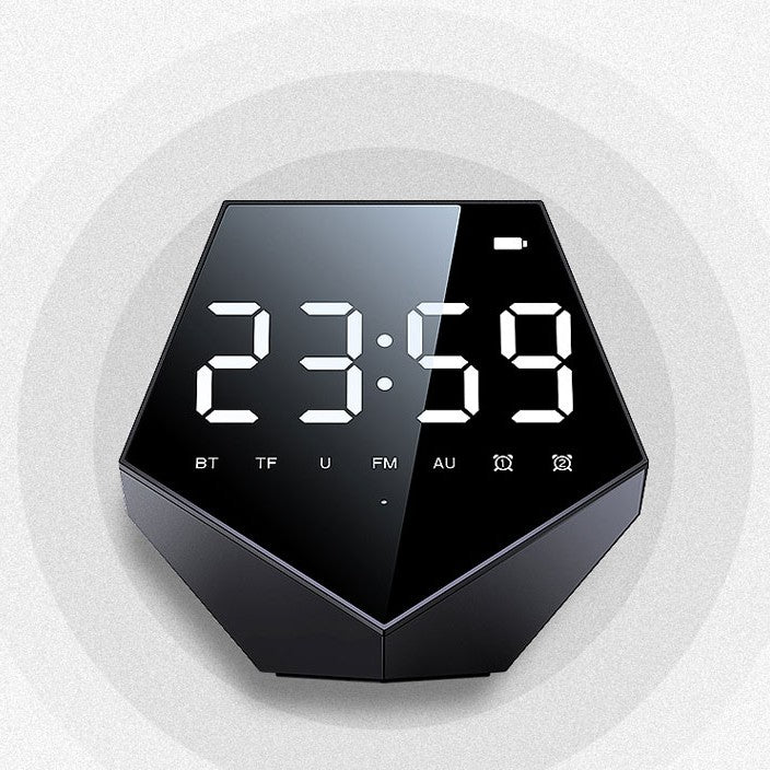 BowLift | 2-in-1 Bluetooth Wireless Speaker with Alarm Clock, for Home & Office