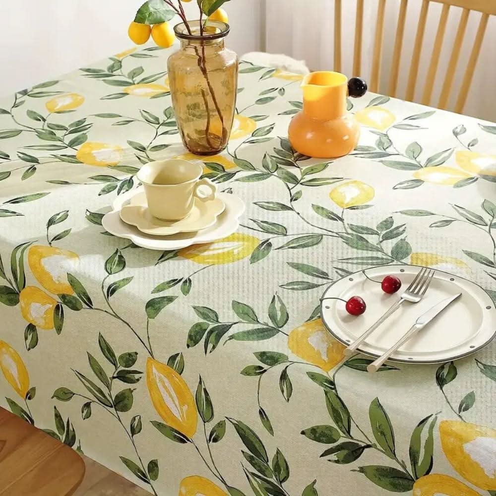 BowLift | LemonLeaf – waterproof tablecloth