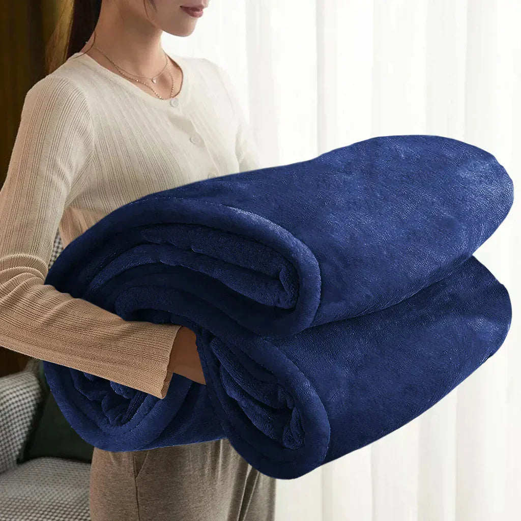 BowLift | Maxime | Cozy Fleece Blanket for All Seasons - Extra Soft and Warm