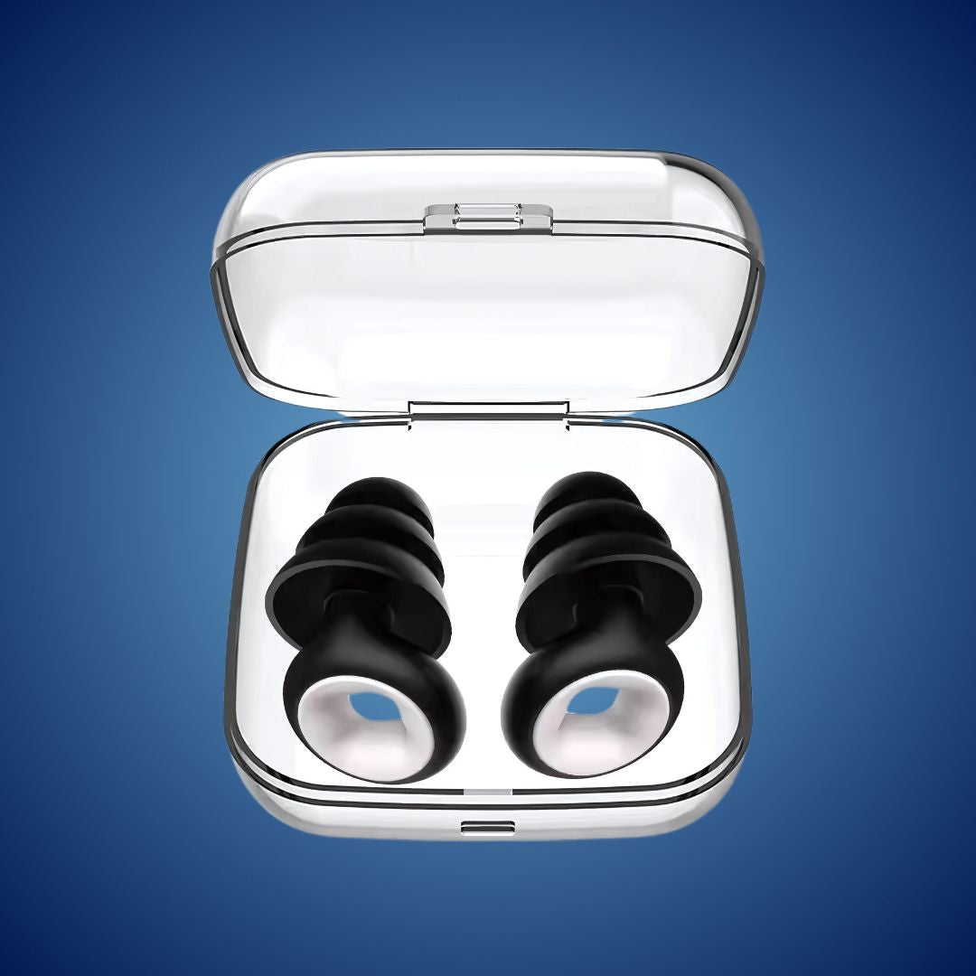 SilentGuard Sleeping Earplugs | Comfortable Noise-Reducing Earplugs - Quiet Restful Sleep Bowlift