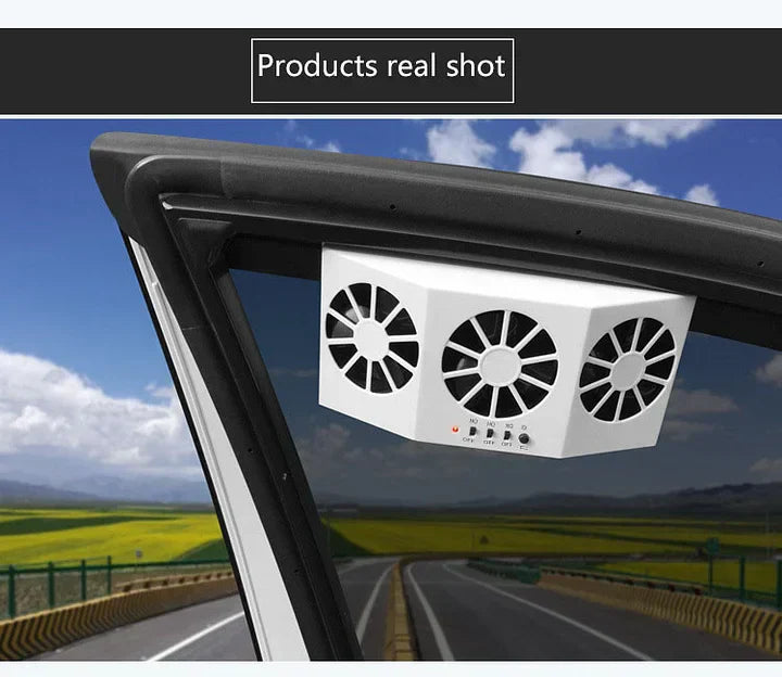 The New Solar Car Cooling Artifact [air circulation exhaust fan] | Bowlift