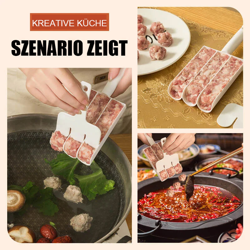 BowLift | Creative Kitchen Triple Meatball Maker