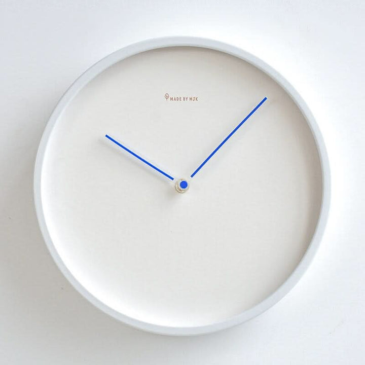 BowLift | Nordic Minimalist Wooden Wall Clock White Black Design