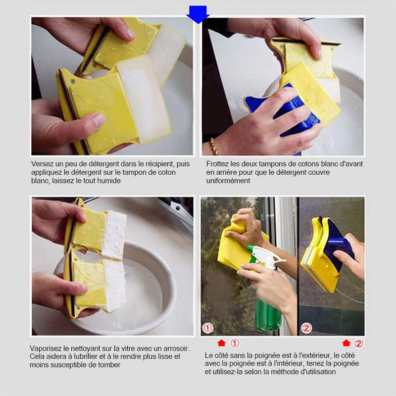 Ciaovie Window Cleaning Tool Magnetic Double-Sided | Bowlift