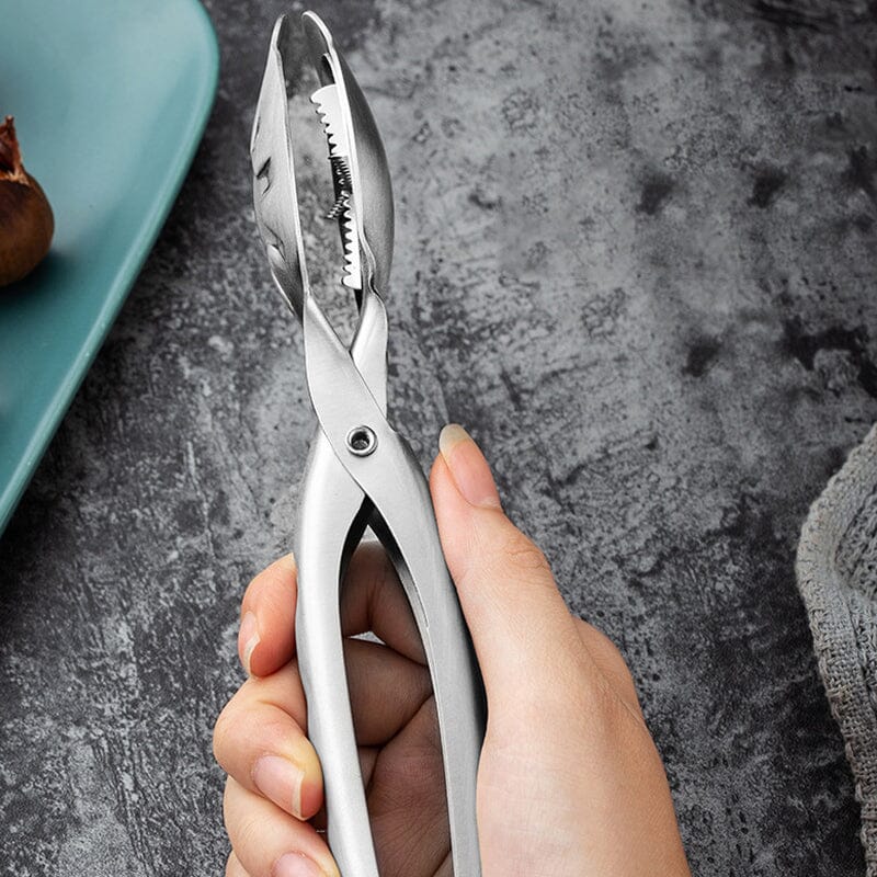 BowLift | Stainless Steel Nut Chestnut Bowl Opener