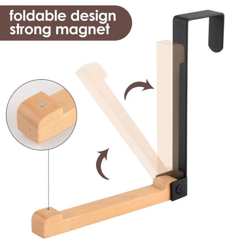 BowLift | Folding Wood Over The Door Hooks