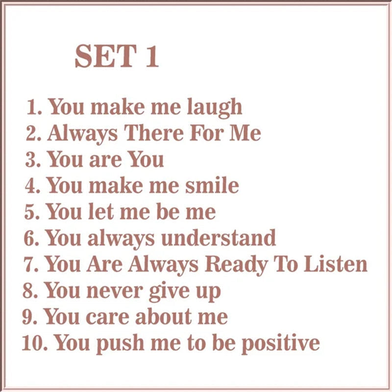 BowLift | "Reasons why you are my friend" Friendship gift