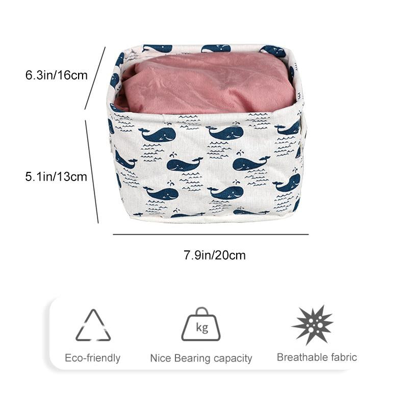 BowLift | Foldable Cotton Fabric Storage Basket