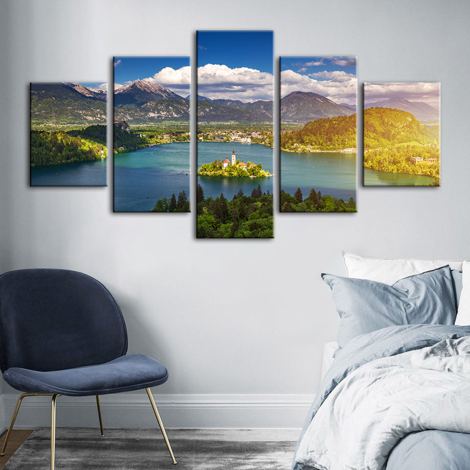 Peace Of The Land 5 Piece - Canvas Wall Art Painting | Bowlift