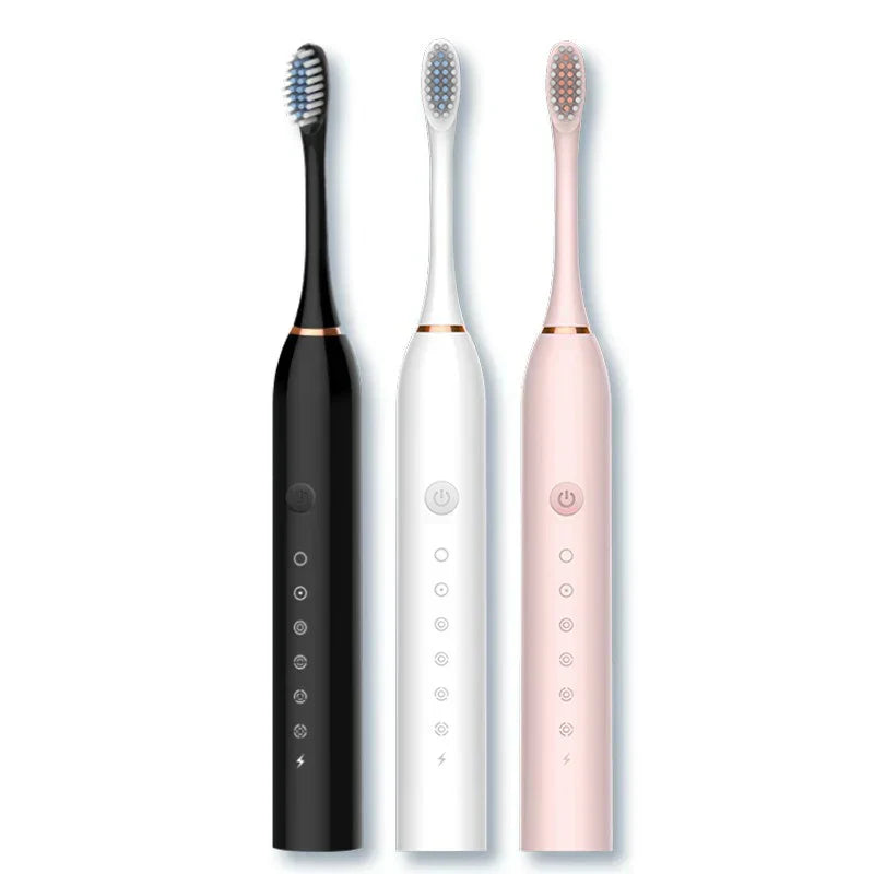 BowLift | SonicPure Rechargeable Toothbrush – Whisper-Quiet, Powerful & Including 8 Brush Heads
