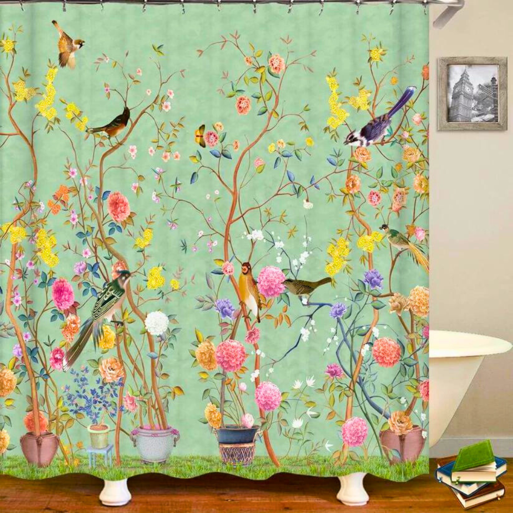 RustiShower Curtain – Waterproof Shower Curtain with Country Style | Bowlift