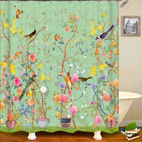 RustiShower Curtain – Waterproof Shower Curtain with Country Style | Bowlift
