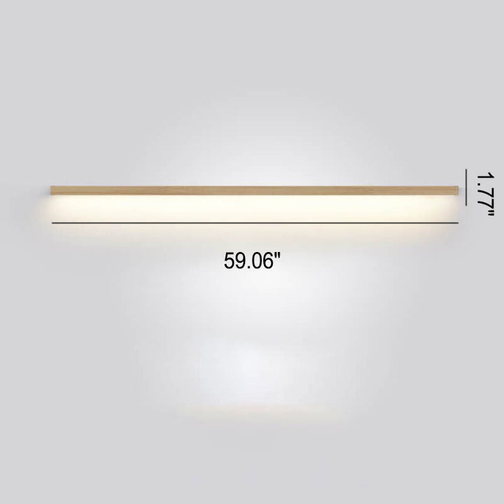 BowLift | ZenBeam Japanese LED Wall Light | Solid Wood Design | Modern Accent Lighting