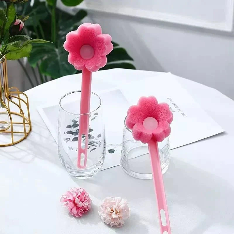 Flower Shape Bottle Cleaner Brush Bowlift