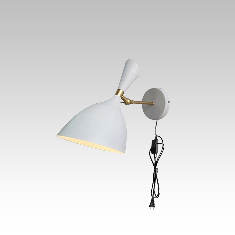 Luminous Haven – Industrial LED Bedside Lamp for the Bedroom Bowlift