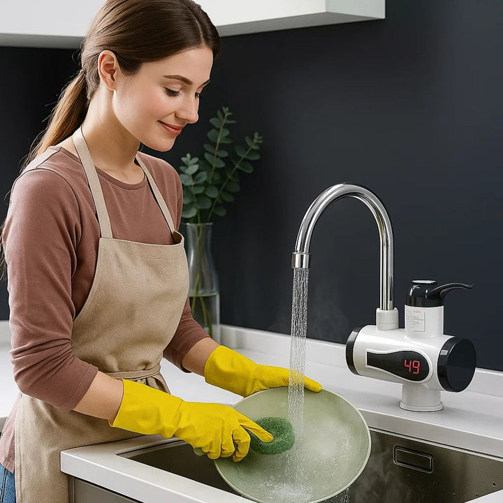 AquaSwift | Instant Hot Water Tap – Tankless Design – Compact Energy-Efficient Unit – Ideal for Kitchens & Bathrooms Bowlift