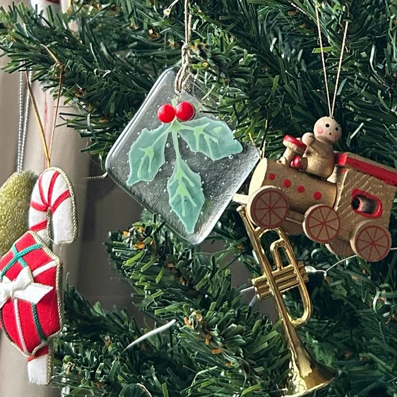 BowLift | Fused Glass Christmas Tree Decoration