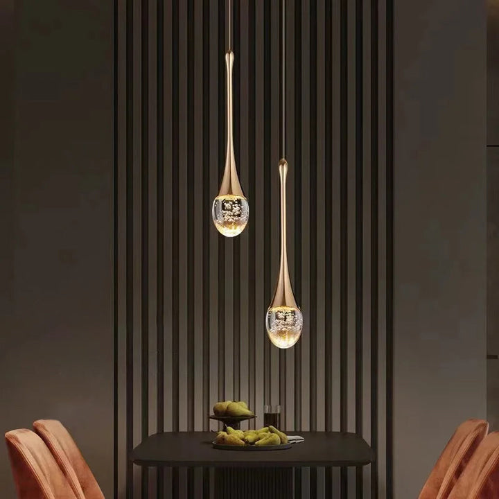 BowLift | Glass Pendant Lamp with Warm Light Glow - Vetra